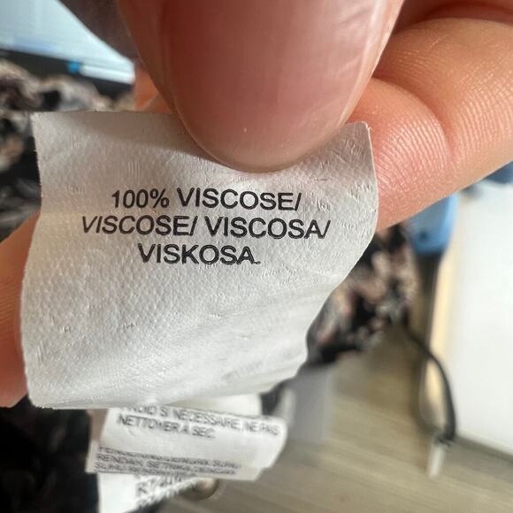 Lucky Brand Women's Floral Print Blouse Top Long Sleeve Multicolor Size Large - Picture 3 of 6